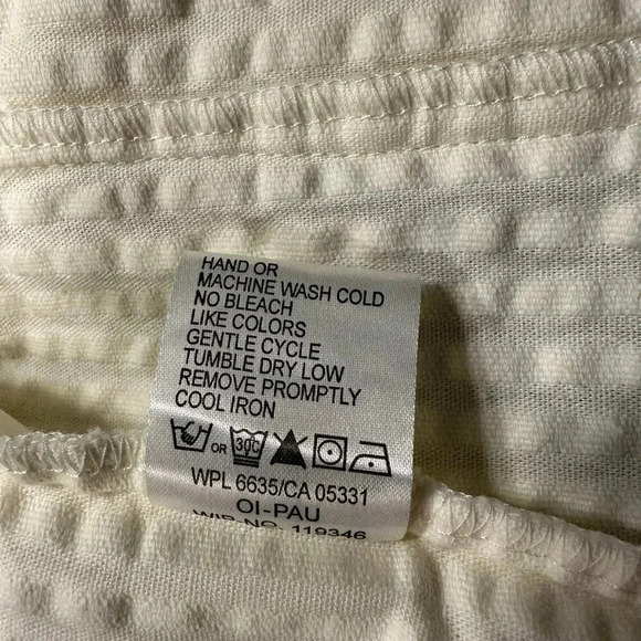 WOOLRICH CORDUROY JACKET - NWOT - medium petite - 100% cotton - ivory corduroy - Picture 9 of 9